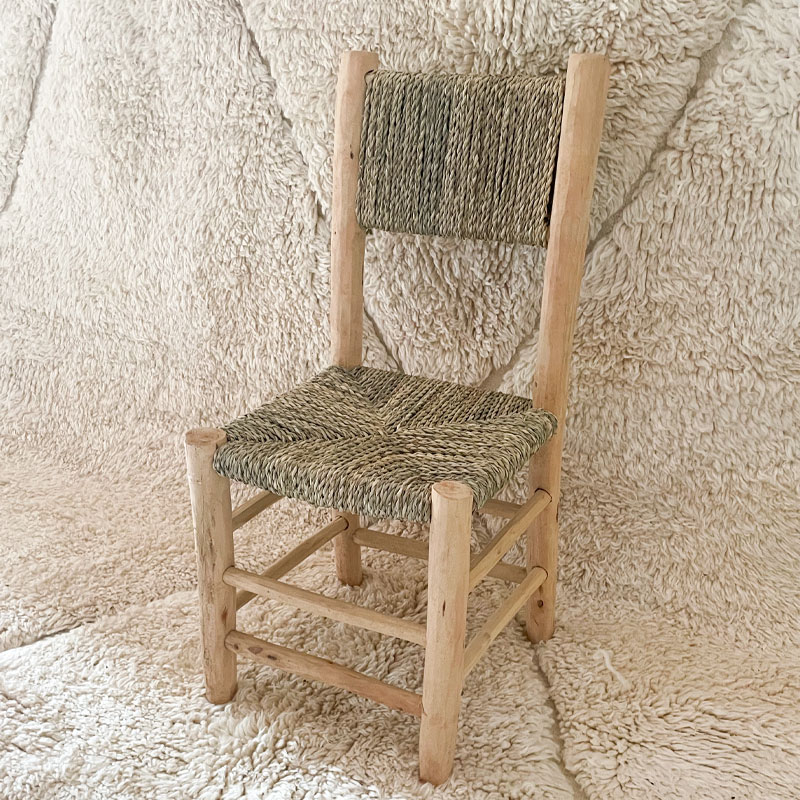 Chaise artisanale en doum